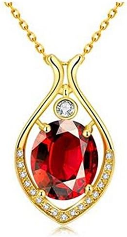 Yuntun 2016 Kgold Zircon Female European and American Fashion Classic Teardrop-shaped Pendant Necklace(D2)