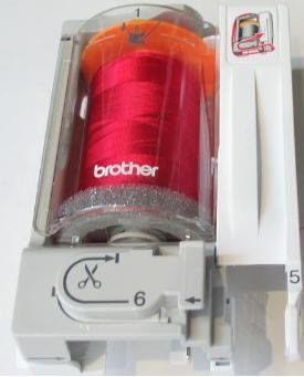 New ThreadNanny 40 Vibrant Colors Embroidery Thread Set for Brother SE270D, SE-350, SE-400, HE-120, HE-240, Innovis 500D, Innovis 900D, Innovis 950D, LB6770PRW, LB6800PRW, Babylock Sofia A-Line and Babylock Intrigue