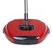 360 Degree Rotating Household Automatic Hand Push Sweeper Broom, Multi-Functional Profession Vacuum Cleaner Sweeping Robot without Electricity, 3 in 1 Dustpan and Trash Bin Floor Cleaning System (red)