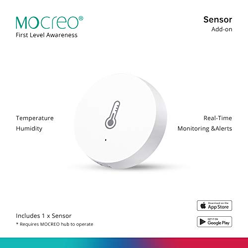 Indoor Outdoor Thermometer, MOCREO Upgraded WiFi Hygrometer Thermometer