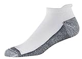 Mens FootJoy ProDry Roll Tab Golf Sock - White