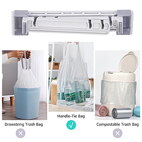 Homeberry Trash Bag Holder, Collapsible Under Sink Trash Can, Small