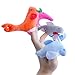 Acekid 10pcs Lovely Ocean Sea Animal Finger Puppets Plush Toys for Kid's Story Time