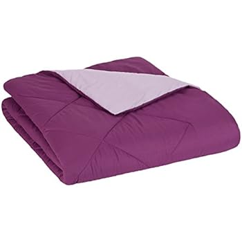 Amazon.com: Martex Reversible Twin Comforter, Navy/Ceil