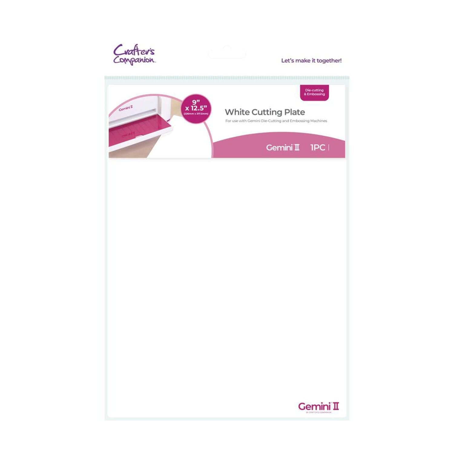 Crafter's Companion Replacement Plate Accessories - 9" x 12.5" White Cutting Plate [GEMII-Acc-WHCPL]