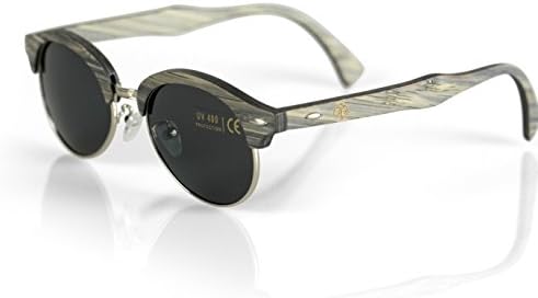Women’s Real Wooden Sunglasses, Designer Frames with Polarized Lenses