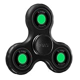 (Upgraded) Fidget Spinner, POAO Fidget Toys for ADD, ADHD, Anxiety, and Autism Adult Children (Black)