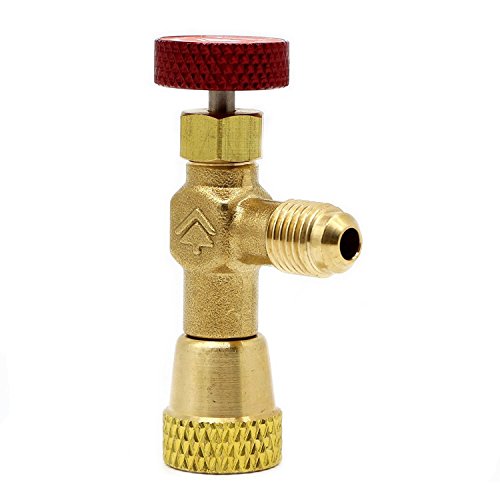 R410A Refrigerant Charging Valve 1/4'' - 5/16'' Copper Flow Control Valves,can Opener for Charging Hose