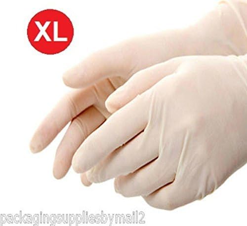 1000/case Latex Disposable Medical Exam Gloves Powder-Free Size-X-Large 5 Mil Thick