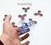 BING RUI CO Fidget Spinner - Decompression Hand Spinner Toy With Premium Hybrid Ceramic Bearing - Finger Toy, Perfect For ADD, ADHD, Anxiety, and Autism Adult Children (Navy blue)