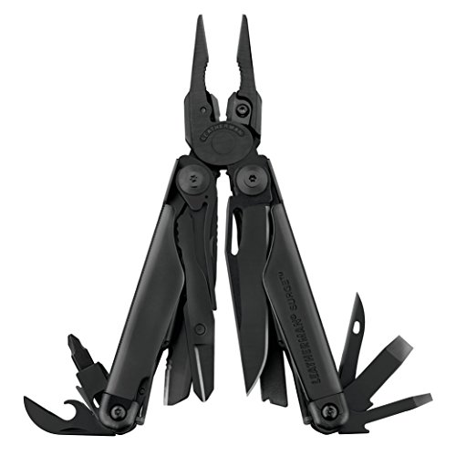 NEW Leatherman Surge Multitool Black with Leather Sheath FREE SHIPPING