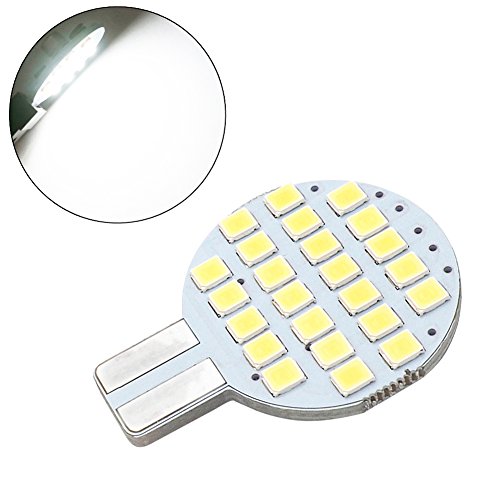 20x Grv T10 LED Light Bulb 921 194 192 C921 24-2835 SMD Super Bright Lamp DC 12V 2 Watt For Car RV Boat Ceiling Dome Interior Lights Cool White (2nd Generation)