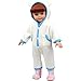 Shero 12 - 16 Inches Bear Rompers Doll's Clothes Fits American Girl Doll and other Dolls Blue