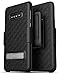 Encased Belt Case with Kickstand Compatible with Galaxy S10 Plus (2019 Slimline Series) Ultra Thin Cover w/Rotating Holster Clip (for Samsung Galaxy S10+) Black