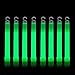 Green Glow Sticks Bulk Pack - 25 6” Industrial Glow in the Dark Party Supplies Bulk Glow Sticks Pack for Glow Party Favors + Glow Stick Necklaces