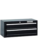 Craftsman 26 In. 2-drawer Heavy-duty Ball Bearing Middle Chest - Black
