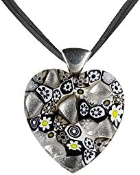 Murano Glass Heart Pendant