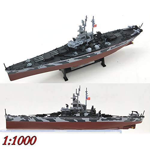 WZRY Militärmodell, 1: 1000 Alabama BB-60 Schlachtschiff, Limited Edition Navy Kriegsschiff Militärmodell, für… – Bild 5