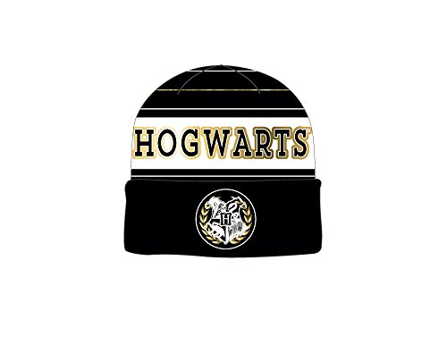 Harry potter hogwarts logo cuff beanie cap hat licensed…