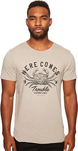 KINETIX Men's Here Comes Trouble Dust Grey Shirt
