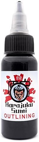 1 oz Harajuku Outlining Tattoo Ink by Radiant Color Pigment Liner Lining Outline by Radiant Colors