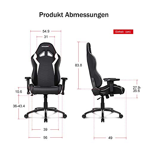 AKRacing-SX-Sedia-da-Ufficio-e-Computer-Padded-Seat-Padded-backrest