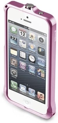 Esoterism EF5-RCH Embrace-5 Aluminum Bumper Case for iPhone 5-1 Pack - Retail Packaging - Rosy Cheek