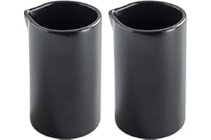 Sizikato 2pcs Porcelain Pitchers, 6 Oz Creamer Pitcher