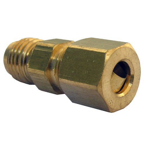 LASCO 17-6755 3/8-Inch Female Compression by 1/4-Inch Male Compression Brass Adapter