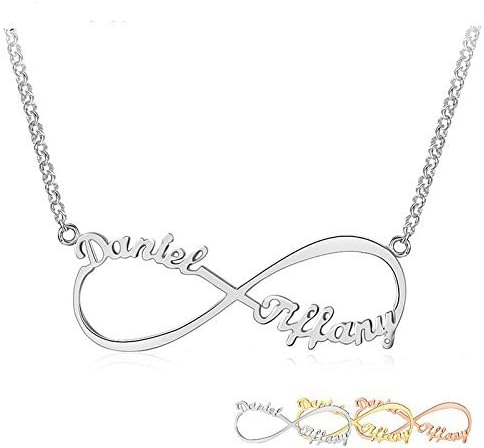 Best Quality Best Price Custom Name Necklace Pendant For Women Girls Infinity Love Gold Silver Pendants Necklaces Jewelry Gift