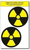 Radiation Warning REFLECTIVE Decals