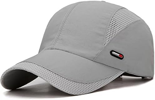 LAOWWO Sun Hat Running Golf Cap Hat Quick Dry Mesh Outdoor Sport Baseball Cap Hat Lightweight Breathable