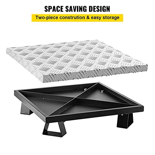 VEVOR Fire Pit Heat Shield, 26 x 26 Inch Deck Defender & Grass Guard