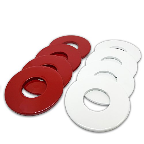 BoltsandNuts.com (8) Powder Coated Replacement 2-1/2" Washer Toss Pitching Game Washers - High Gloss!