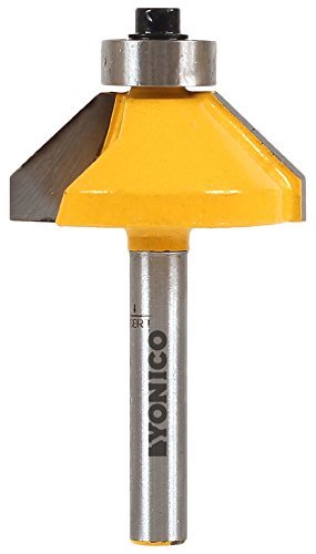 Yonico 13105q 45 Degree Chamfer Edge Forming Router Bit 1/4-Inch Shank โ image 1