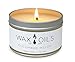 Wax and Oils Soy Wax Aromatherapy Scented Candles (Cucumber Melon) 8 Ounces. Single