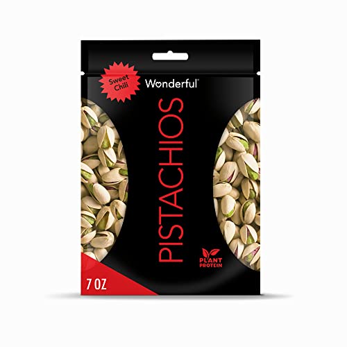 Wonderful Pistachios, InShell, Sweet Chili Nuts, 7oz Resealable Bag