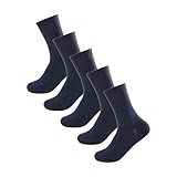 uxcell Unisex 5 Pack Stretchy Breathable Cotton Athletic Crew Socks 9-12