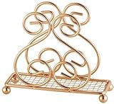 Home Basics Napkin Holder, Gold