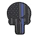 5ive Star Gear LE Thin Blue Line Punisher Skull PVC Morale Patch, 1.75