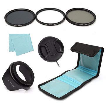Lenses & Accessories Lens Filters - 7Pcs 67mm CPL Polarizing ND 4 Lens Filter Hood For Sony Camera DSLR - 1 x UV Filter 1 x CPL Filter 1 x ND4 Filter 1 x Lens Cap 1 x Lens Hood 1 x 3-slot