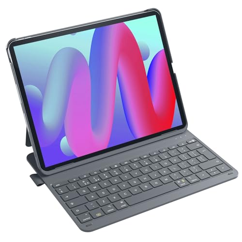 Inateck Case with Keyboard for iPad Air 13" M4 /M3 /M2 2024 | Ultralight Keyboard for iPad Pro 12.9 inch 6/5/4/3rd Gen, QWERTY, with Pen Holder, BK2007-13