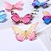 18 Pieces Butterfly Hair Clips Glitter Barrettes Butterfly Snap Hair Clips for Teens Women Hair Accessories (Style Set 1)