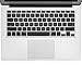 Kuzy Older Version Keyboard Cover Compatible with MacBook Pro 13 15 17 inch Release 2010-2015 and MacBook Air 13.3 inch Release 2010-2017 Silicone Skin Protector, Clear