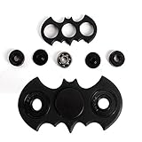 Auroralove EDC Hand Spinner Fidget Toy for Anti-Anxiety Stress Reducer-Spins for up to 2-5 Minutes-Ceramic Bearing Focus Toy for Adult & Kids(Black Batman)