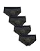 David Archy Men's 4 Pack Basic Solid Modal Briefs