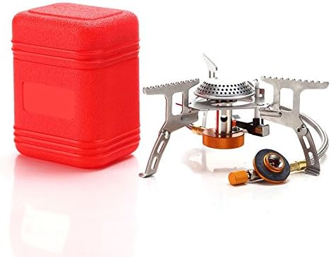 Outdoor Compact Camping Gas Stove Mini Foldable Portable Furnace Collapsible Lightweight Burner Ideal Cookware for Camping Hiking Fishing