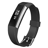 Fitbit Alta Band, UMTELE Soft Replacement Wristband with Metal Buckle Clasp for Fitbit Alta Smart Fitness Tracker