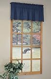 Curtain Chic Supple Microfiber Cumberbund Valance, Ensign Blue