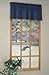 Curtain Chic Supple Microfiber Cumberbund Valance, Ensign Blue